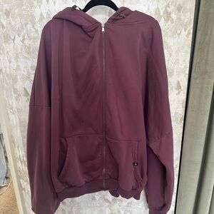 POPFLEX Plum Zip-Up Jacket